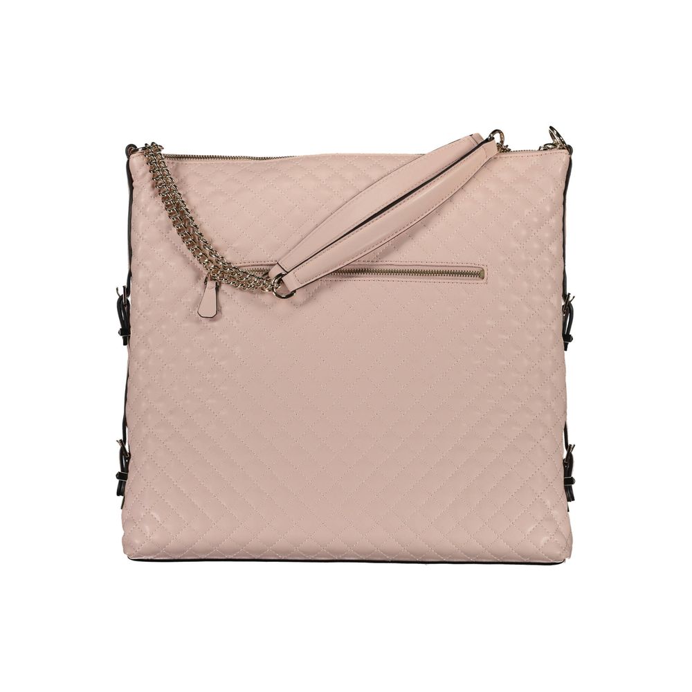 Guess Jeans Rosa Polyethylen Frauen Handtasche